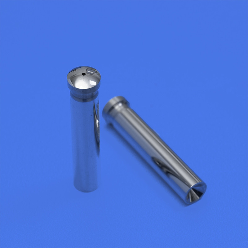 Grade K30 K40 Tungsten Carbide Nozzle Of Inner Hole Diameter 0.6 0.7 0.8 0.9mm