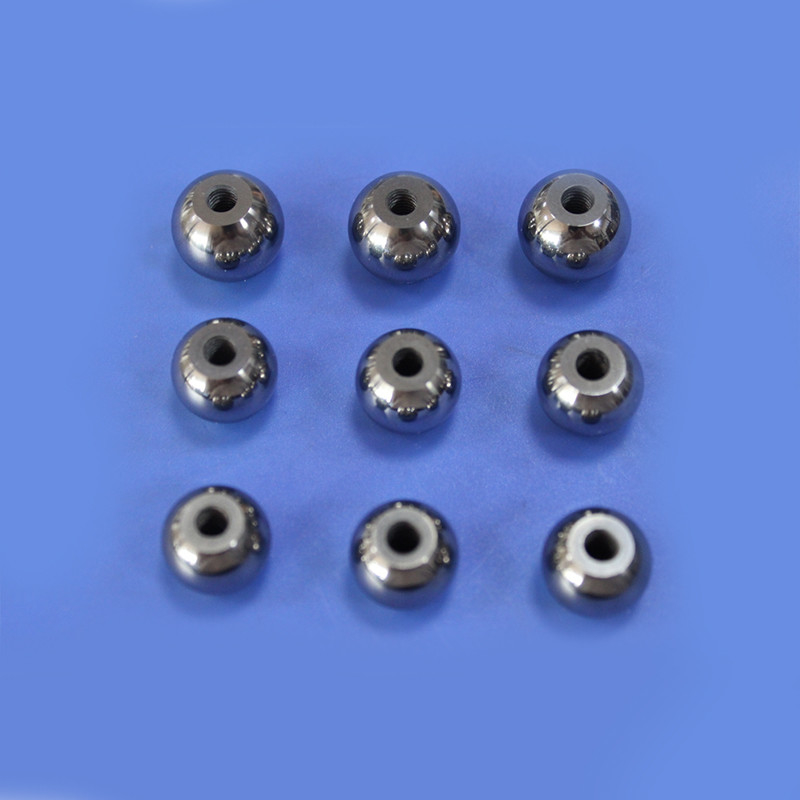 Tungsten Carbide Processing Internal Threaded Hard Metal Valve Ball