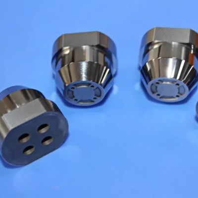 半導体パッケージング用、4穴同軸±0.003mm精密位置決めベース、ゼロ磁気干渉